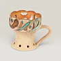 Handmade Ceramic Gulf Incense Burner for Table and Home Decor