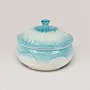 Handmade Ceramic Covered Serving Dish for Table and Home Decor