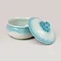 Handmade Ceramic Covered Serving Dish for Table and Home Decor