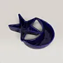 Handmade Ceramic Crescent & Star Connected Plate with Custom Finish thumbnail