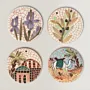Handmade Ceramic Magnetic Decorative Pendant for Table and Home Decor