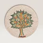 Handmade Ceramic Hanging Plate for Table and Home Decor
