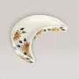 Handmade Ceramic Crescent Plate with Custom Size Options