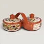 Handmade Ceramic Dual Cup Bowl Set (with Handle) - Custom Size Options thumbnail