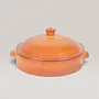 Handmade Ceramic Cooking Tray with Lid and Custom Size Options
