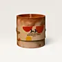 Handmade Natural Wax Gift Candle Cup in Rust – 230 g