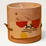 Handmade Natural Wax Gift Candle Cup in Taupe – 230 g