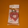Handmade Open Heart Hanging Scented Freshener in Red