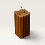 Handmade Cross Weave Geometric Candle in Hazel – 110 g