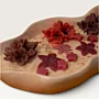 Handmade Botanical Floral Gift Candle Plate in Ivory – 300 g