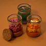 Handmade Mini Star Filled Glass Candle Cup – 70 g