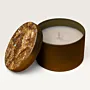 Handmade Shea and Cocoa Massage Candle in Brown – 150 g