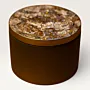 Handmade Shea and Cocoa Massage Candle in Brown – 150 g