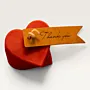 Handmade Layered Heart Candle in Red – 70 g for Home Décor and Gifting