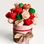 Handmade Mixed Floral Scented Candle Bouquet for Home Décor and Gifting