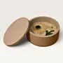 Handmade Floral Aroma Candle Plate in Powder – 130 g