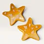 Handmade Star Shaped Natural Candle in Yellow – 50 g