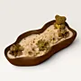 Handmade Earth Tone Floral Gift Candle Plate in Brown – 300 g