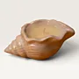 Handmade Seashell Scented Candle in Light Grey – 25 g
