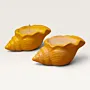 Handmade Seashell Scented Candle in Yellow – 25 g