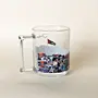 Amman Cityscape Printed Clear Glass Mug – 250 ml – view 2