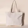 Pastel Summer Vibes Palm Canvas Tote Bag – 42 x 36 cm – view 3
