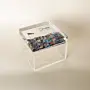 Amman Cityscape Clear Acrylic Keepsake Box – 10 x 10 x 8 cm – view 3