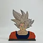 Handcrafted Gogo Anime Wooden 2D Figure 28x25 cm