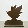 Handcrafted Gogo Anime Wooden 2D Figure 28x25 cm