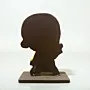 Handcrafted Sakamoto Anime Wooden 2D Figure 15x12 cm
