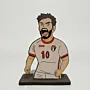 Handcrafted Mousa Al-Tamari Wooden Football 2D Figure 17x13 cm