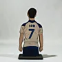 Handcrafted Son Heung-min Wooden Football 2D Figure 22x12 cm