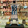 Handcrafted Messi Wooden Football Wall Art with Multiple Size Options
