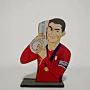 Cristiano Ronaldo Portugal Wooden Football Figure with Size Options