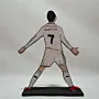 Cristiano Ronaldo Wooden Football Figure with Size Options