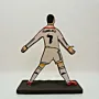 Cristiano Ronaldo Wooden Football Figure with Size Options