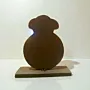 Handcrafted Real Madrid Wooden Logo Figure with Multiple Size Options