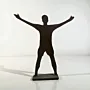 Handcrafted Bellingham Wooden Football Figure with Multiple Size Options