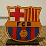Handcrafted Barcelona Wooden Logo Figure with Multiple Size Options