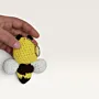 Handmade Yellow Crochet Bee Amigurumi Keychain Bag Charm