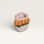 Handmade Crochet Tulip AirPods Case in Cotton Blend Yarn