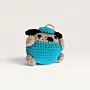 Handmade Crochet Puppy Dog Amigurumi Keychain Bag Charm