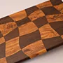 Handmade Mahras Olive and Wenge Wood Serving Board for Artisan Tables