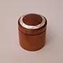 Small Camphor Wood and Mother-of-Pearl Jewelry Box Handmade