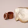 Small Camphor Wood and Mother-of-Pearl Jewelry Box Handmade