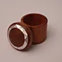 Small Camphor Wood and Mother-of-Pearl Jewelry Box Handmade