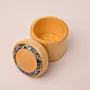 Small Lemon Wood and Abalone Shell Jewelry Box Handmade