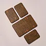 Walnut and Lemon Wood Serving Board Set 4 Pieces