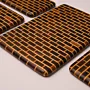 Walnut and Lemon Wood Serving Board Set 4 Pieces