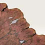 Organic Burl Mahras Olive Wood and Pewter Artisan Table